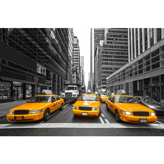 Papier peint panoramique - New York Taxis