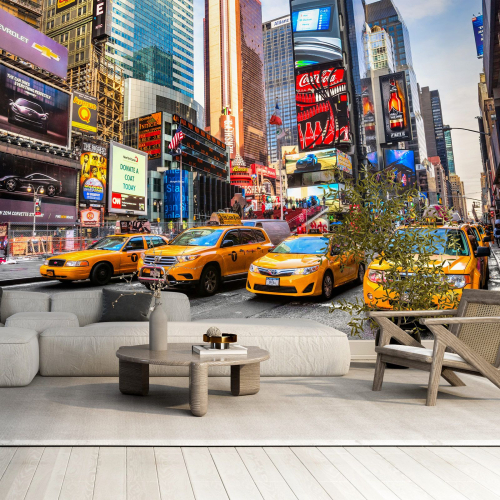 Papier peint panoramique - New York Taxis