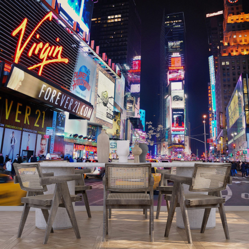 Papier peint panoramique - New York Time Square