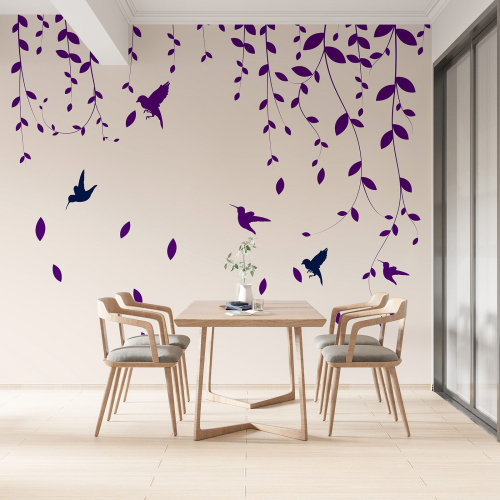 Papier peint panoramique - Oiseaux