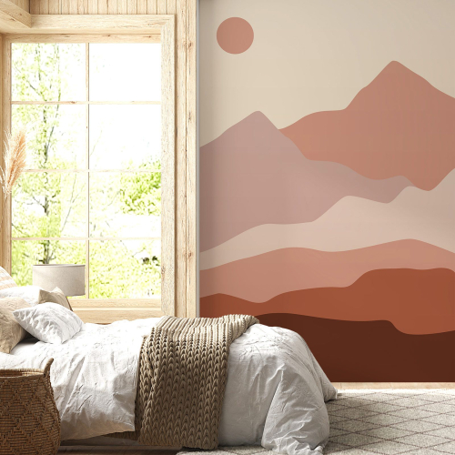 Papier peint panoramique - Payasge Boho