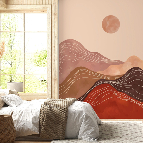 Papier peint panoramique - Paysage Boho
