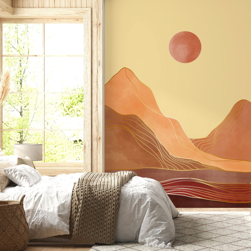 Papier peint panoramique - Paysage Boho