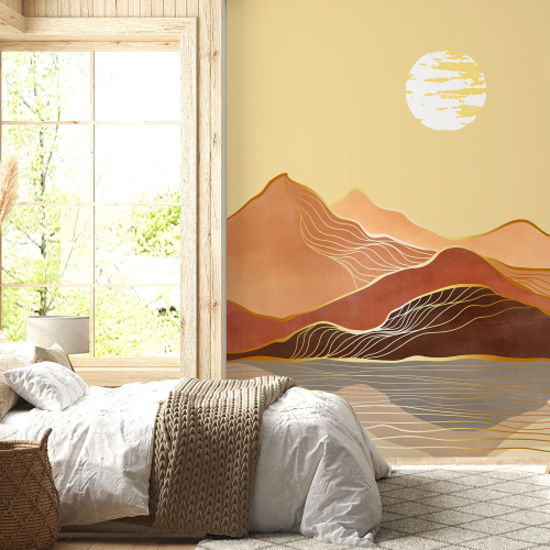 Papier peint panoramique - Paysage Boho