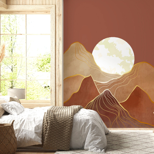Papier peint panoramique - Paysage Boho