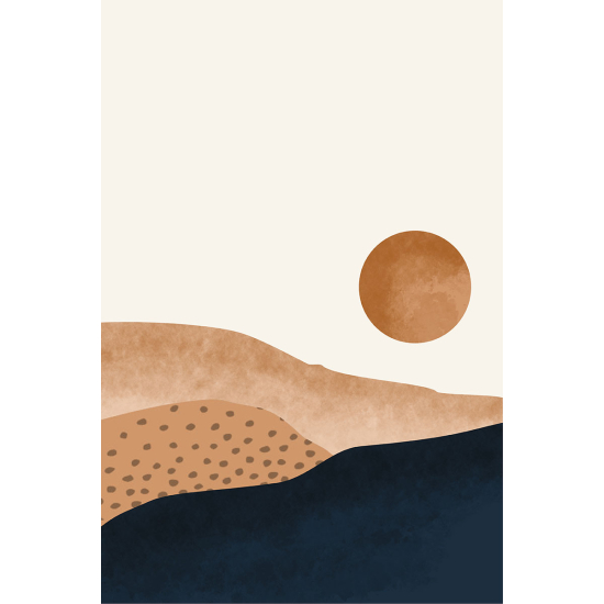 Papier peint panoramique - Paysage Boho