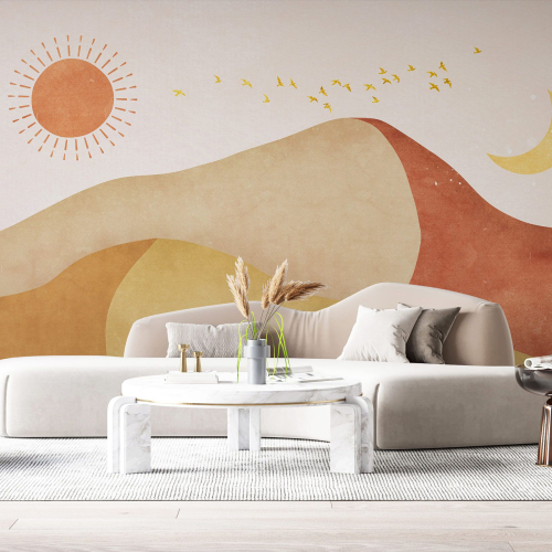 Papier peint panoramique - Paysage Boho