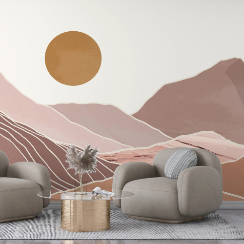 Papier peint panoramique - Paysage Boho