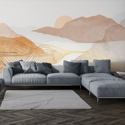 Papier peint panoramique - Paysage Boho