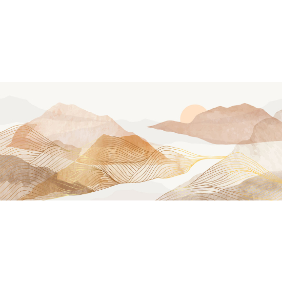 Papier peint panoramique - Paysage Boho