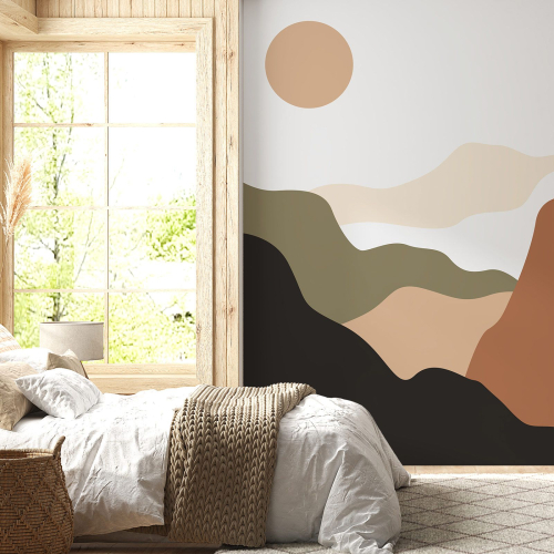 Papier peint panoramique - Paysage Boho