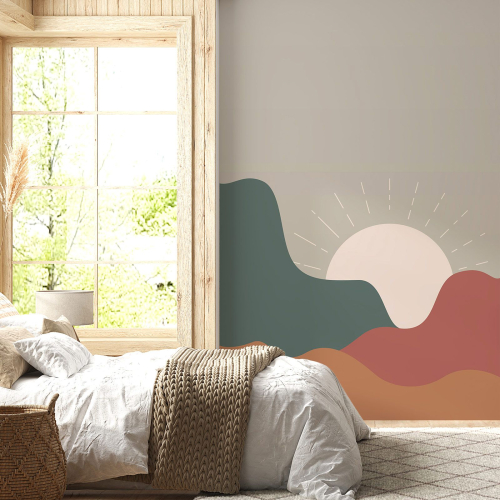 Papier peint panoramique - Paysage Boho