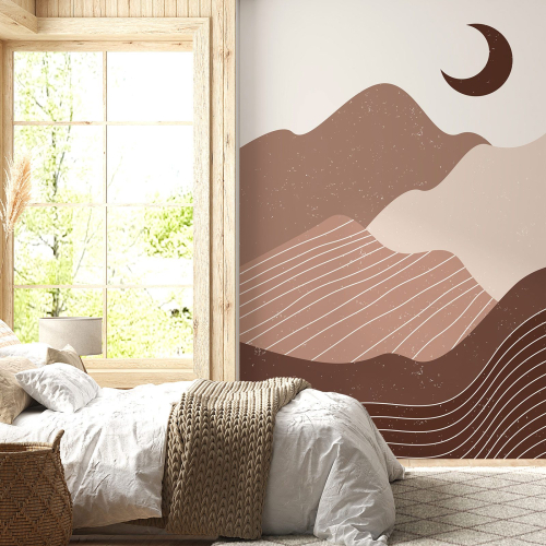 Papier peint panoramique - Paysage Boho