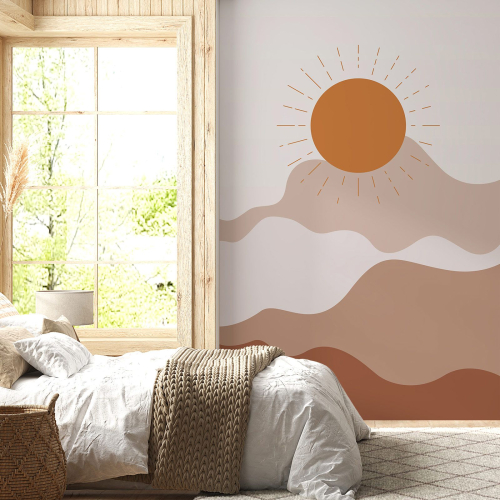 Papier peint panoramique - Paysage Boho