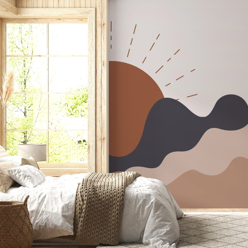 Papier peint panoramique - Paysage Boho