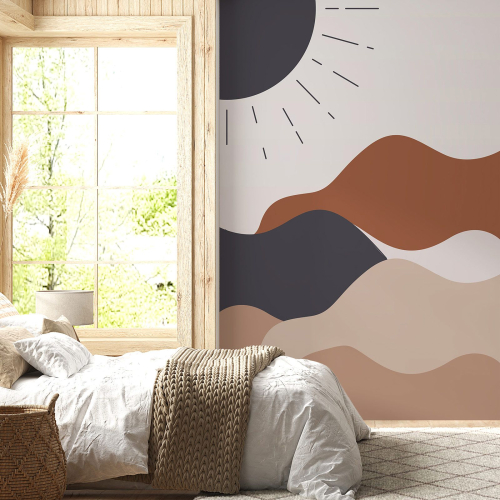 Papier peint panoramique - Paysage Boho
