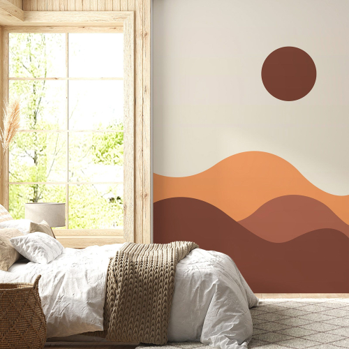 Papier peint panoramique - Paysage Boho