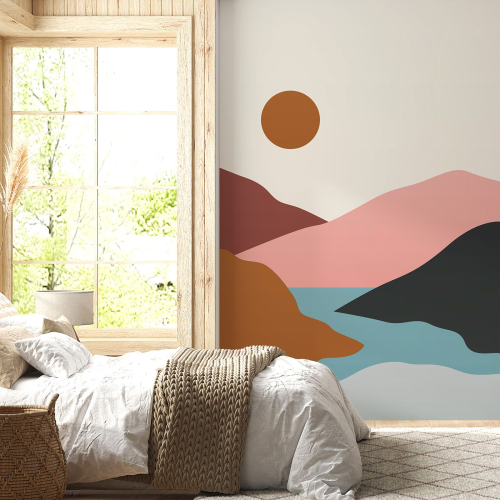 Papier peint panoramique - Paysage Boho