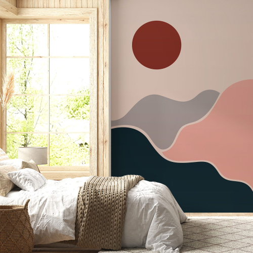 Papier peint panoramique - Paysage Boho