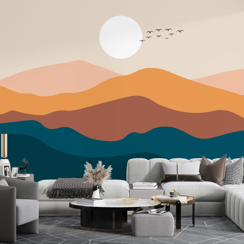 Papier peint panoramique - Paysage Boho