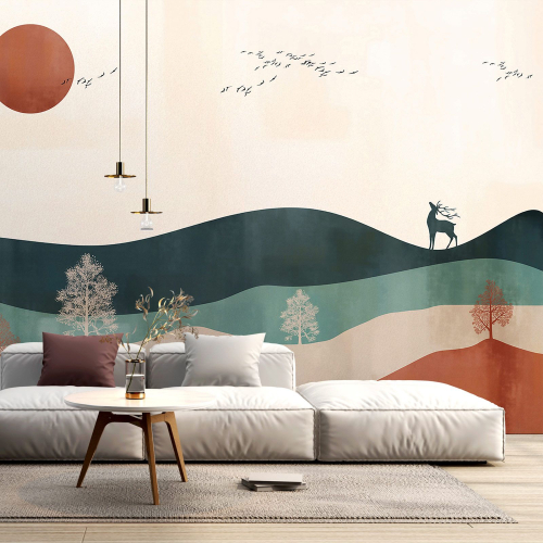 Papier peint panoramique - Paysage Boho