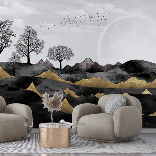 Papier peint panoramique - Paysage Boho