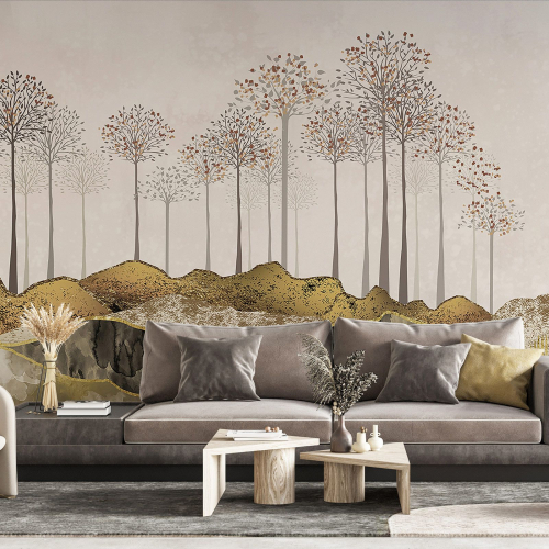 Papier peint panoramique - Paysage Boho