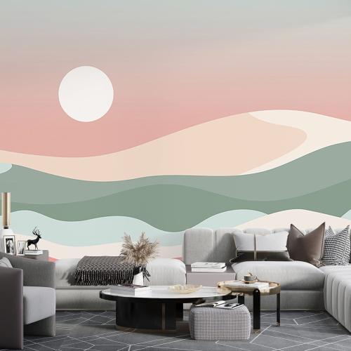 Papier peint panoramique - Paysage Boho
