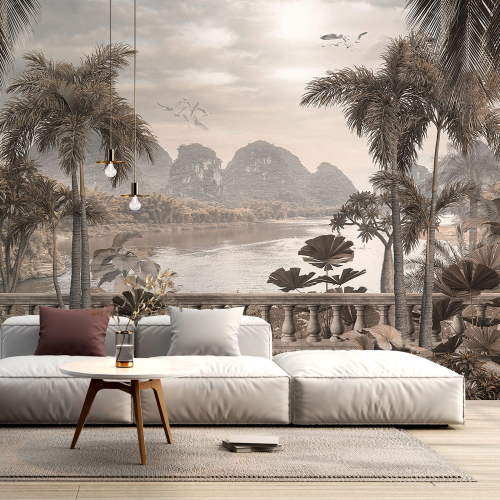 Papier peint panoramique - Paysage Tropical