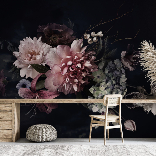 Papier peint panoramique - Pivoines