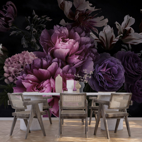 Papier peint panoramique - Pivoines