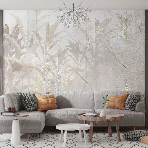 Papier peint panoramique - Plantes Abstrait