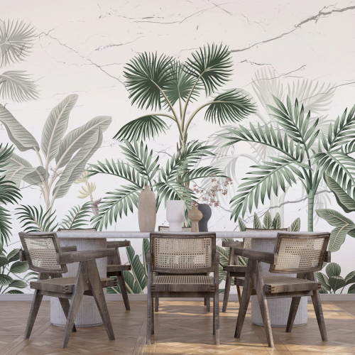 Papier peint panoramique - Plantes tropicales