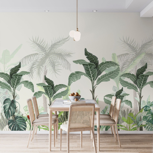 Papier peint panoramique - Plantes tropicales