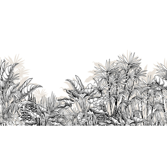 Papier peint panoramique - Plantes tropicales