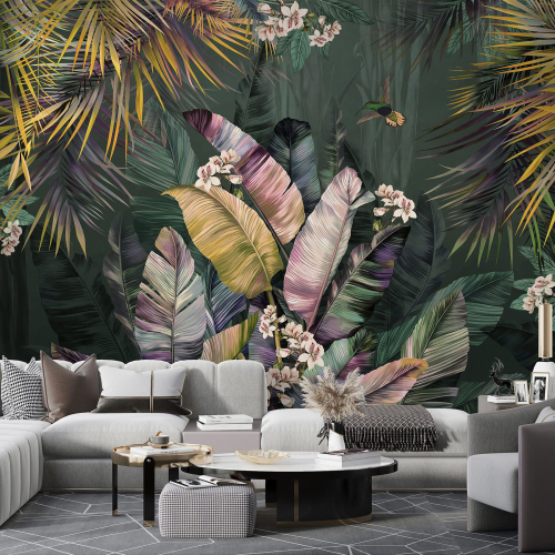 Papier peint panoramique - Plantes tropicales