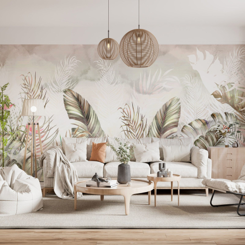 Papier peint panoramique - Plantes Tropicales