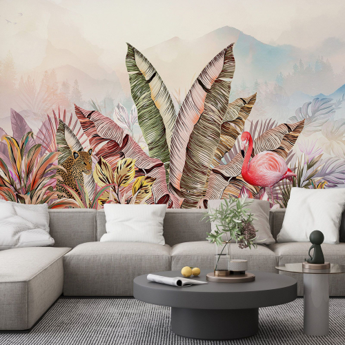 Papier peint panoramique - Plantes tropicales