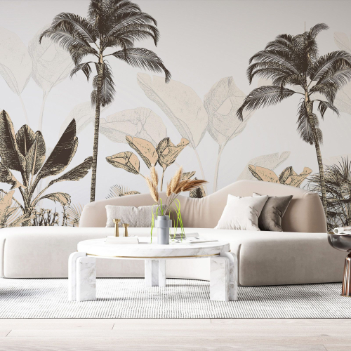 Papier peint panoramique - Plantes Tropicales