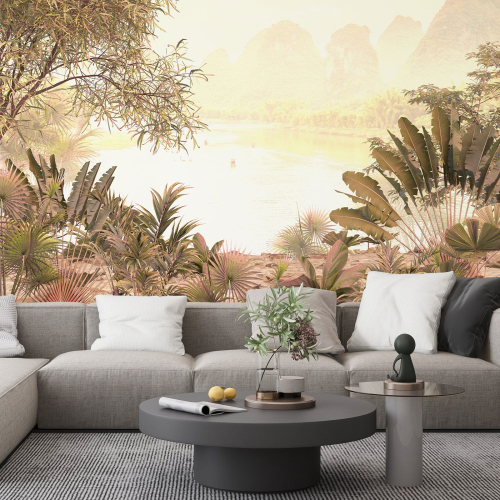 Papier peint panoramique - Plantes Tropicales