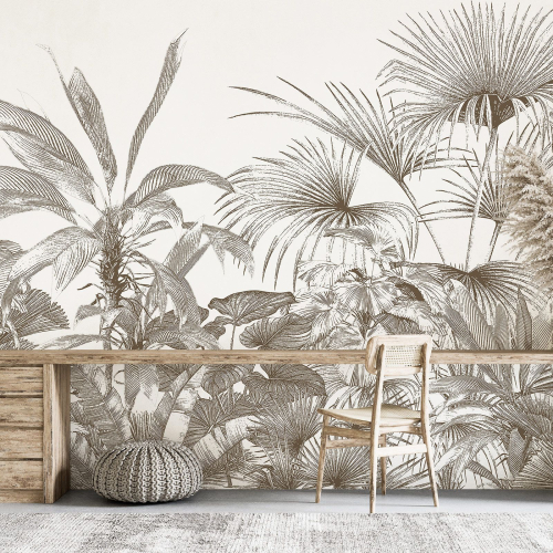Papier peint panoramique - Plantes Tropicales