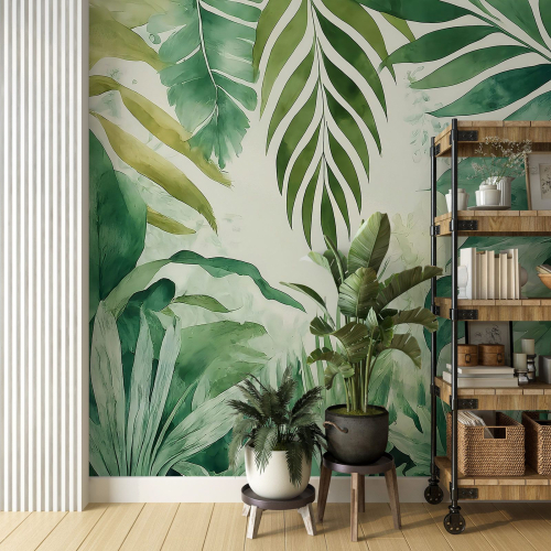 Papier peint panoramique - Plantes Tropicales