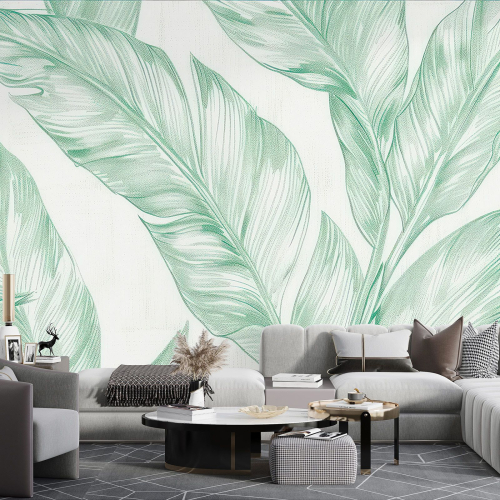 Papier peint panoramique - Plantes tropicales