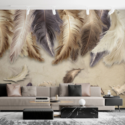 Papier peint panoramique - Plumes