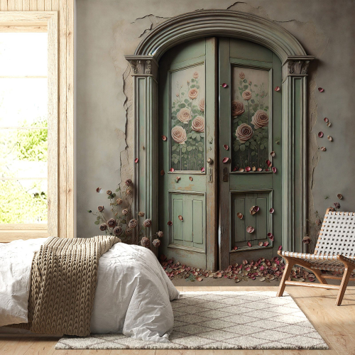 Papier peint panoramique - Porte Fleurs
