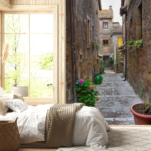 Papier peint panoramique - Ruelle Village