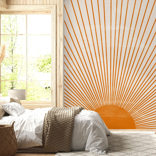 Papier peint panoramique - Soleil Boho
