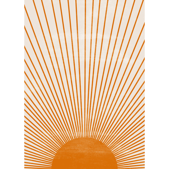 Papier peint panoramique - Soleil Boho