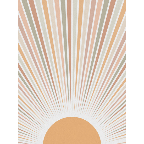 Papier peint panoramique - Soleil Boho