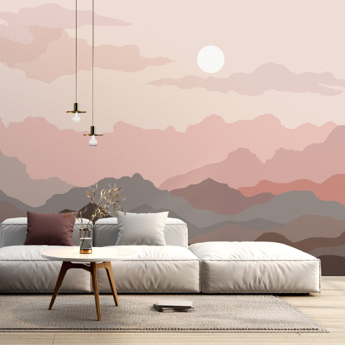 Papier peint panoramique - Soleil Boho